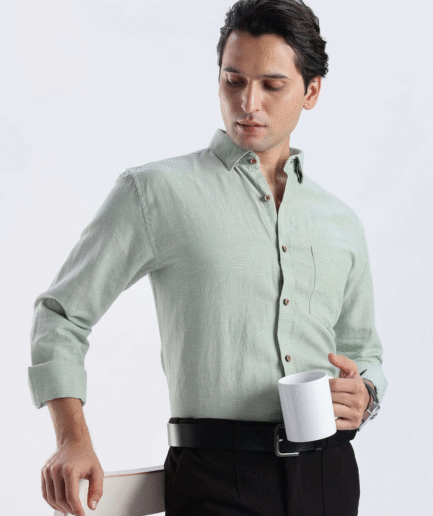 Men’s Linen Casual Shirt